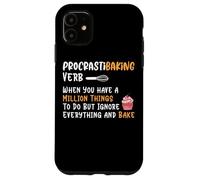 Procrastibaking Verbe Million Things Ignore Coque pour iPhone 11