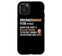 Procrastibaking Verbe Million Things Ignore Coque pour iPhone 11 Pro