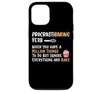 Procrastibaking Verbe Million Things Ignore Coque pour iPhone 12/12 Pro