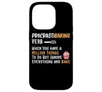 Procrastibaking Verbe Million Things Ignore Coque pour iPhone 14 Pro