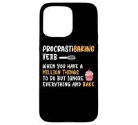 Procrastibaking Verbe Million Things Ignore Coque pour iPhone 15 Pro Max