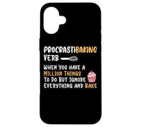 Procrastibaking Verbe Million Things Ignore Coque pour iPhone 16 Plus