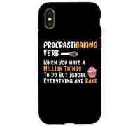 Procrastibaking Verbe Million Things Ignore Coque pour iPhone X/XS