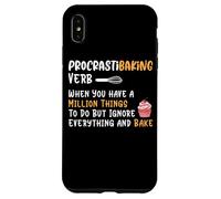Procrastibaking Verbe Million Things Ignore Coque pour iPhone XS Max