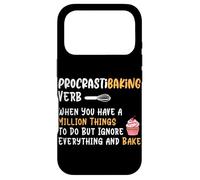 Procrastibaking Verbe When You Have A Million Things to Do Bu Coque pour iPhone 17 Pro