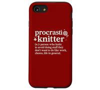 Procrastiknitter Dictionnaire de procrastinateur de Tricot drôle Coque pour iPhone SE (2020) / 7/8