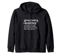 Procrastiknitter Dictionnaire de procrastinateur de Tricot drôle Sweat à Capuche
