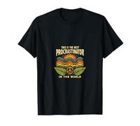 Procrastinateur Drôle Rétro Paresseux T-Shirt