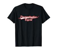 Procrastination Expert Funny Student Work Humor Vintage T-Shirt