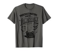 Procrastinator Funny Tomorrow Humour Tee T-Shirt