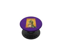 Procrastisaurus Rex Humour Drôle Procrastination Witty Art PopSockets PopGrip Adhésif