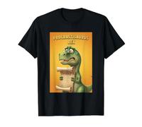 Procrastisaurus Rex Humour Drôle Procrastination Witty Art T-Shirt Graphique avec Valeur, Homme, Noir, S