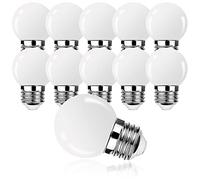 ProCrus Ampoule LED E27 G45 1W Blanc Chaud Mini Globe Golfball E27 G45 1W Équivalent Incandescence 5W Non Dimmable Lot de 10