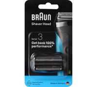 Braun Tête de rechange Series 3 21B – 2 lames à grille, tondeuse centrale – 1 pièce