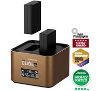 - Procube 2 - Dslr Duo Charger - For Olympus - Eu/Uk/Usa Plug - Charger For Bln-1, Bls-5 & Blh-1 \U2013 Built-In Usb Charging Ports & Aa Slots[Z388]