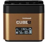 Hähnel Chargeur double ProCube2 pour batteries Olympus BLN-1/BLS-5/BLH-1 – USB – prises EU/UK/USA