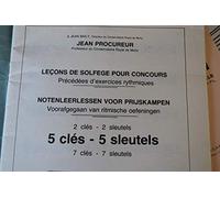 Procureur J. Leçons de solfège pour concours (5 clés)