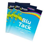 ProdBuy Limited Lot de 3 films adhésifs réutilisables Bostik Blu Tack de 48 g Each pack is approx 48g bleu