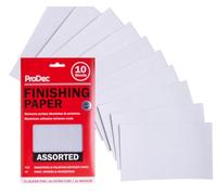 ProDec Advance Lot de 10 feuilles de papier de finition de différentes qualités à poncer entre deux couches de peinture ou de vernis, 9 po x 5,5 po, 230 x 140 mm