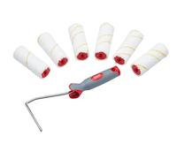 ProDec Advance Lot de 7 articles, 6 mini-rouleaux microfibre 100 mm, métal