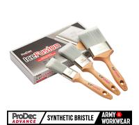 Prodec Advance Lot De Pinceaux Peinture Soies Synthétiques Beige 3 Pièces