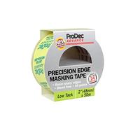 ProDec Advance Ruban de masquage Precision Edge 50 mm x 50 m multi-surfaces peu collant pour lignes nettes sans coulure de peinture pour surfaces intérieures compatible avec toutes les peintures