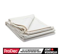 ProDec Advance Bâche Protector 7,2 m x 0,9 m en coton imperméable pour protéger de la peinture les escaliers, entrées, couloirs et sols, absorbe les liquides sans transpercer, réutilisable