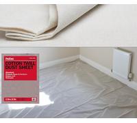 ProDec Bâche de protection 3,6 m x 3,6 m pour les travaux de peinture, protection des moquettes, lavable, bâches robustes pour protéger le mobilier