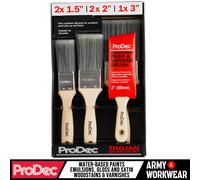 ProDec Cheval de Troie Synthétique 6pc Peinture & Vernis Brosse Set Gratuit