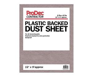 ProDec Contractor Bâche pro 3,6 m x 2,7 m doublée de polyéthylène