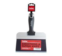 ProDec Couteau à enduire en acier au carbone de 200 mm pour bandes et remplissage sur plaques de plâtre/cloison sèche
