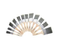 ProDec Decorator's Lot de 12 pinceaux de Peinture - Brillants - 2 x 1, 5 x | Comprenant des pinceaux à découper pour Une Finition Lisse avec émulsion - peintures satinées sur Murs, plafonds, Bois, métal