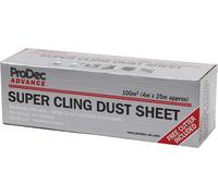 Prodec Feuille Anti-Poussière 100 m² (4 m x 25 m) Super Cling - Rouleau