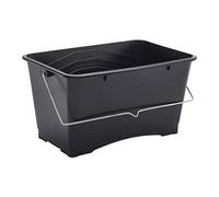 ProDec Grand Seau de 15 litres en Plastique 100% recyclé avec Anse en métal pour Tous Types de Peinture et Colle, Convient aux Rouleaux Jusqu’à 300 mm