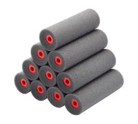 ProDec Lot de 10 mini-rouleaux à peinture concave en mousse haute densité de 4 pouces pour une finition lisse avec des peintures brillantes et satinées sur les plinthes, 4 pouces
