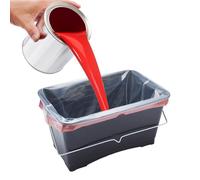 ProDec Lot de 10 revêtements de peinture en plastique recy e 15 litres de pour des changements de couleur de peinture rapides, sans dégâts et sans eau, faciles à nettoyer