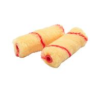ProDec Lot de 2 mini-rouleaux tissés 100 mm poils longs pour finition lisse avec émulsions pro et particuliers sur murs intérieurs et plafonds