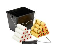 ProDec Lot de 22 mini rouleaux de peinture à émulsion et brillance