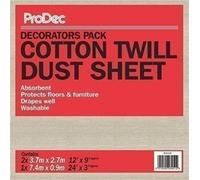 ProDec Lot de 3 bâches 3,6 m x 2,7 m et 7,2 m x 0,9 m