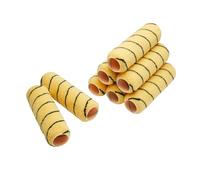 ProDec Lot économique de 8 rouleaux professionnels tissés 225 mm, poils moyens, pour finition lisse avec émulsions et peintures de maçonnerie sur murs intérieurs, extérieurs et plafonds