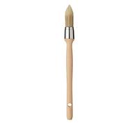ProDec Pinceau à rechampir arrondi professionnel, fibres synthétiques, pour peindre fenêtres, linteaux, surfaces arrondies, moulées ou profilées, peinture brillante ou satinée, 18 mm