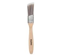 ProDec Premier Pinceau à rechampir pro, fibres synthétiques, manche long, lignes ultra nettes avec les émulsions, peintures brillantes et satinées sur murs, plafonds, bois et métal, 25 mm