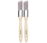 ProDec Premier Pinceau de Peinture synthétique Ovale Professionnel 25 mm (Lot de 2)