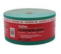ProDec Rouleau de 50 m de papier abrasif verte, oxyde d’aluminium