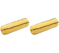 ProDec Rouleau professionnel 250 mm poils moyens, noyau rembourré ultra résistant, pour couverture rapide avec peintures de maçonnerie lisses et texturées sur murs extérieurs (Lot de 2)