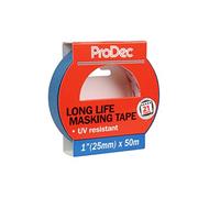 ProDec Ruban de masquage 25 mm x 50 m résistant à la chaleur et aux UV