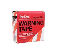 ProDec Ruban de signalisation de chantier rouge et blanc 60 mm x 200 m