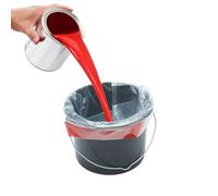 ProDec Scuttles Lot de 10 revêtements de Bouilloire en Plastique recyclé 2,5 l pour Changement de Couleur de Peinture Rapide, sans tracas, Facile à Nettoyer, évite de Laver Les éviers de Peinture