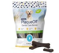 ProDen PlaqueOff Os Dentaires pour Chiens Moyens et Grands - 13 Os Saveur Fusion de Légumes, Élimine le Tartre et la Plaque, Combat la Mauvaise Haleine, Améliore la Santé Buccale Générale
