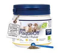 ProDen PlaqueOff Poudre Dentaire pour Chien Anti Tartre Plaque Haleine 420g
